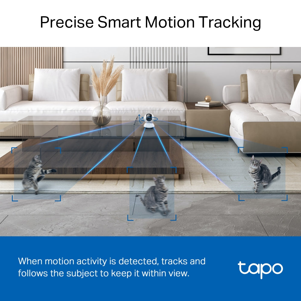 TAPO TC74 Pan/Tilt AI Home Security Wi-Fi Camera