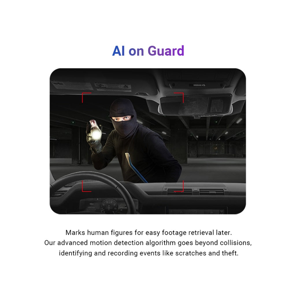 DDPAI N5 Dual Radar Module OBD Hardwire Kit 24h Parking Monitoring AI Motion Detection