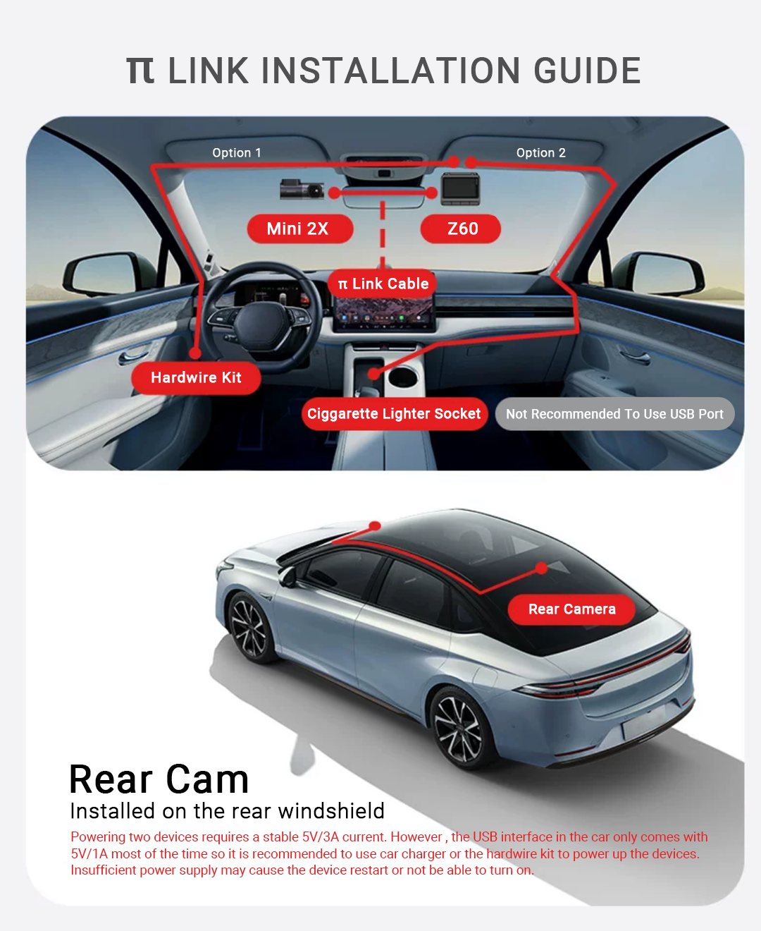 DDPAI Z60 Dual 4K UHD GPS 3 Channel Front & Rear Super Capacitor Dashcam 4G Remote View
