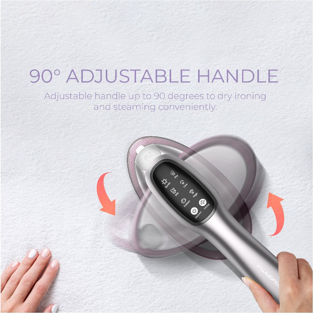 PerySmith 2 in 1 Handheld Garment Steamer PS210 | 120ml Watertank | 90ยฐ Adjustable Handle