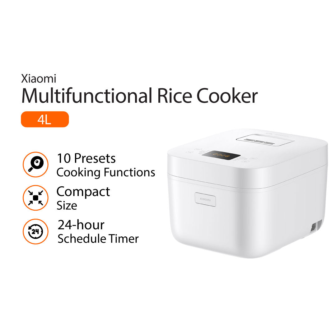 Xiaomi Multifunctional Rice Cooker | 10-in-1 Functionality | Large Capacity | Efficient Heating