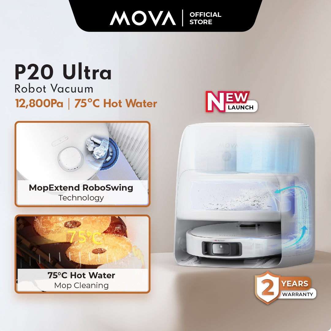Mova Robot Vacuum Cleaner - P20 Ultra