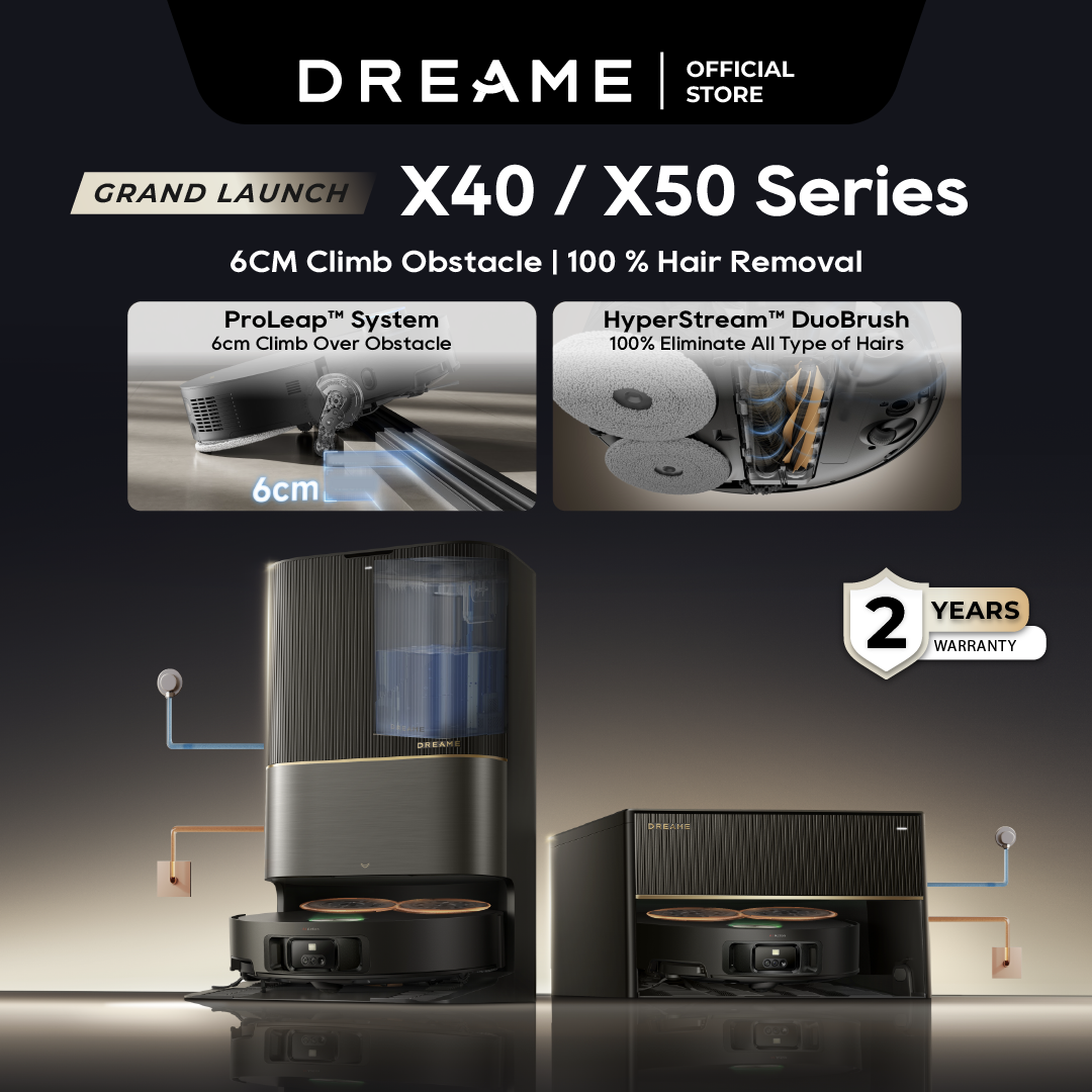 【GRAND LAUNCH】Dreame X50 Ultra & X50 Master Robot Vacuum | FIRST 6CM CLIMB ROBOT | HyperStream™DuoBrush