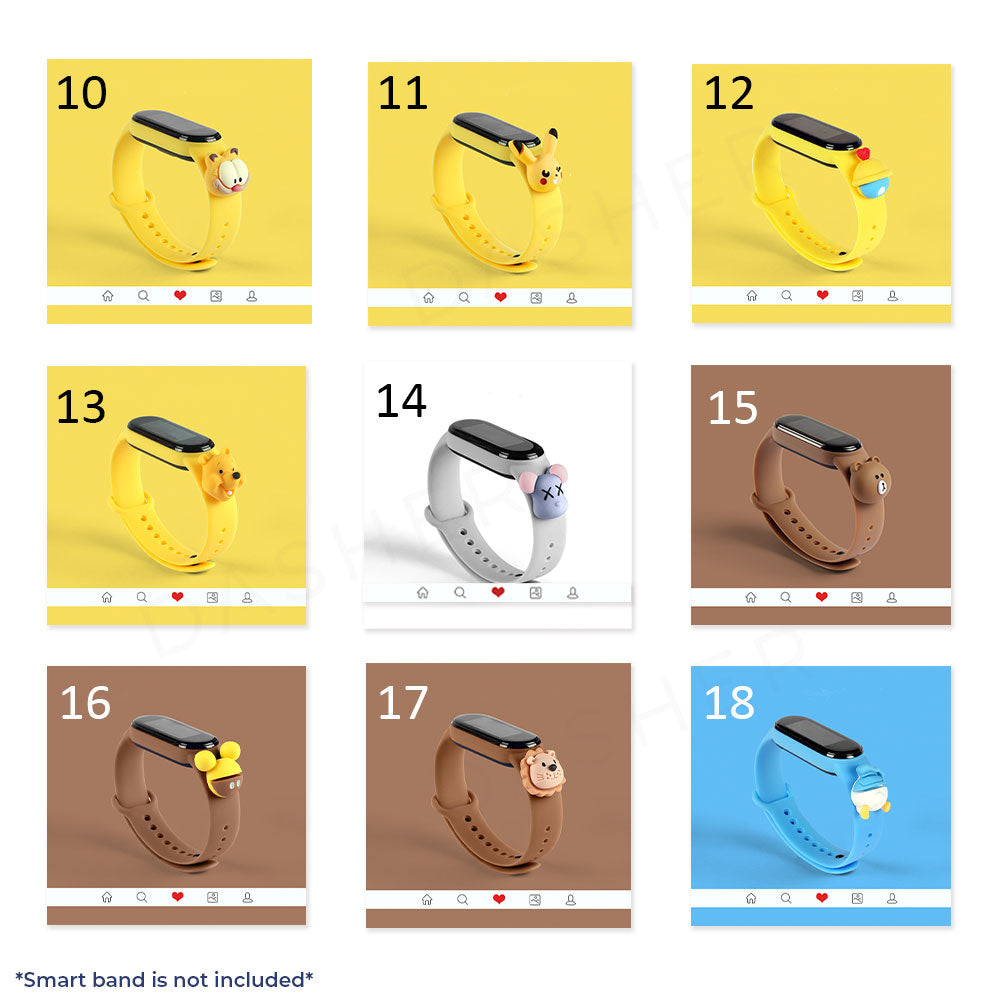 Cartoon Silicone Strap - Mi band 5/6