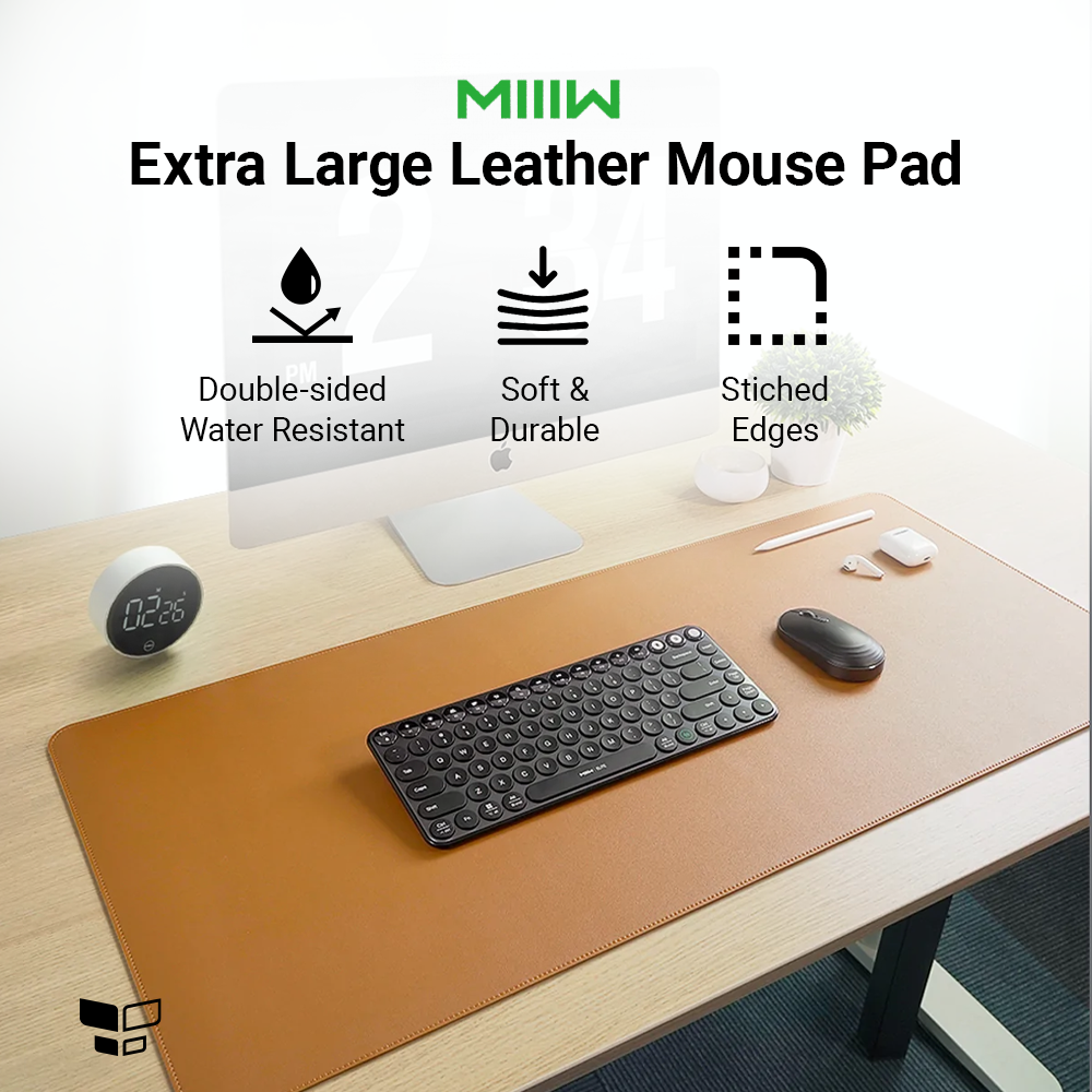 Miiiw Extra Large Leather Mouse Pad (900 x 400 mm)