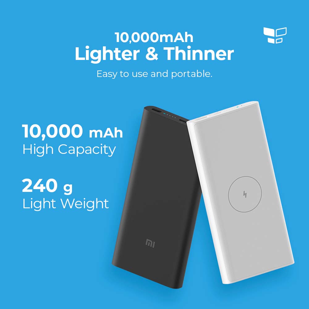 Xiaomi Mi 10W Wireless PowerBank 10000mAh
