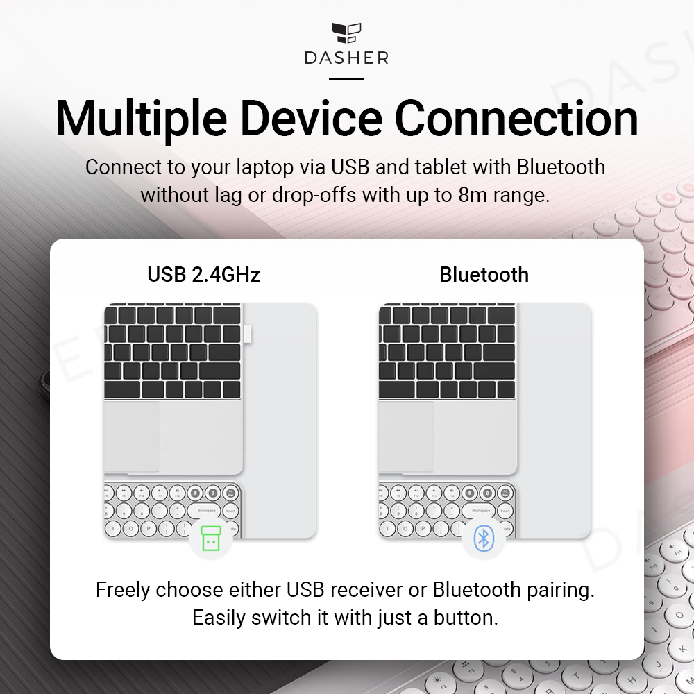 MIIIW Wireless Bluetooth Keyboard K07