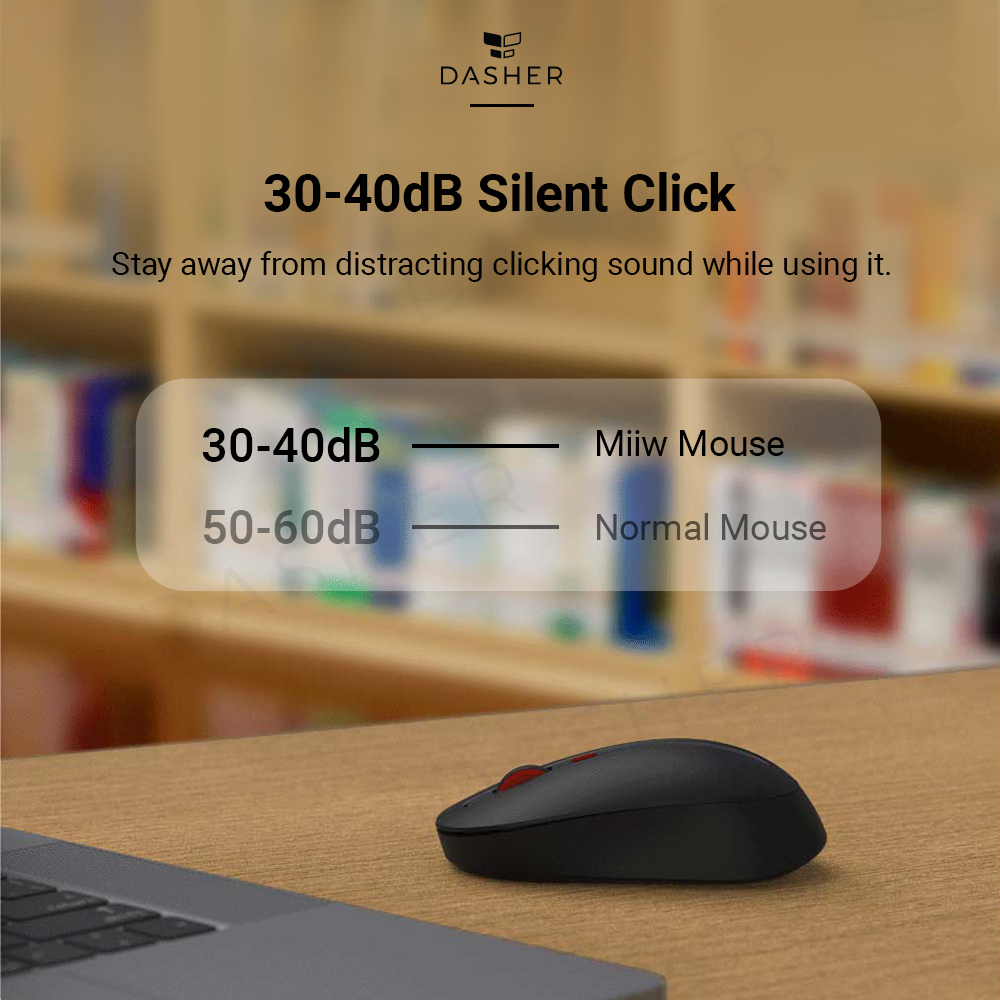 MIIIW Silent Click Wireless Mouse M20