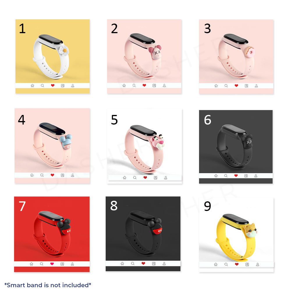 Cartoon Silicone Strap - Mi band 5/6