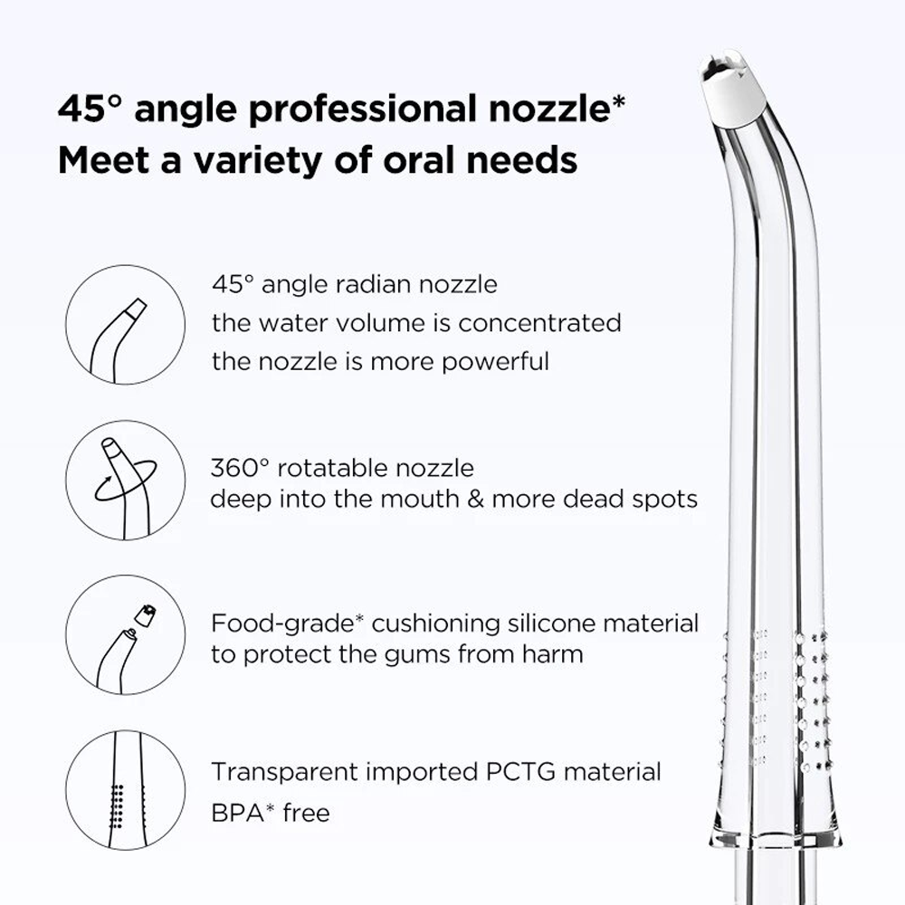 Oclean N01 Replacement Nozzles For W1