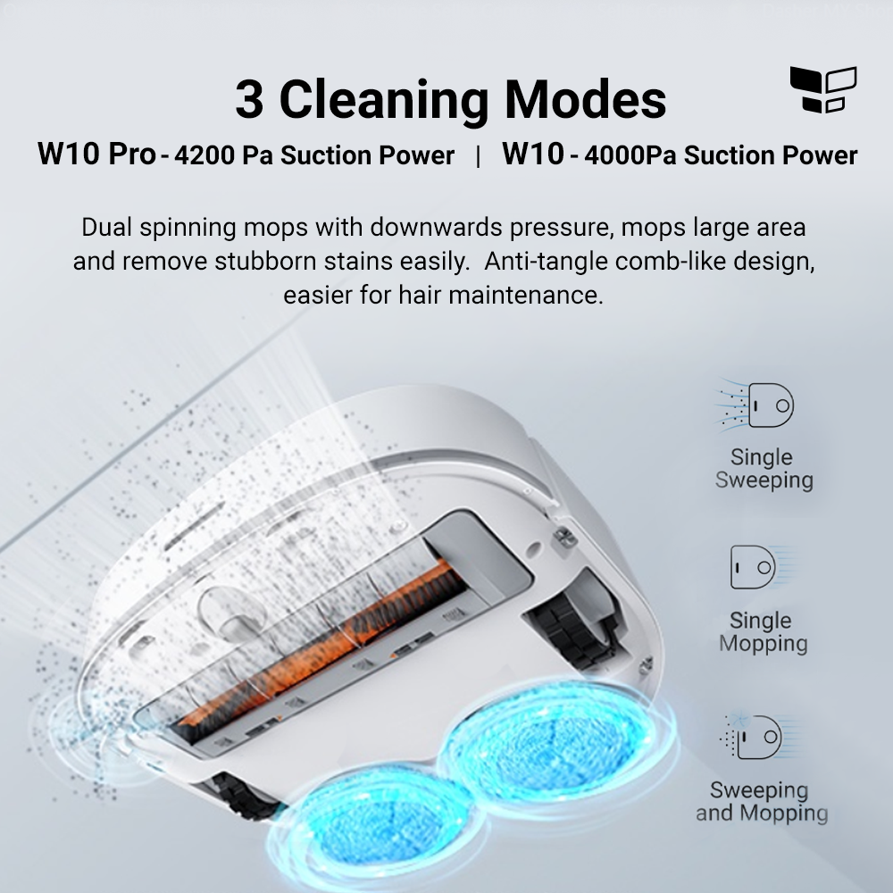 Dreame W10 / W10 Pro Robot Vacuum Cleaner