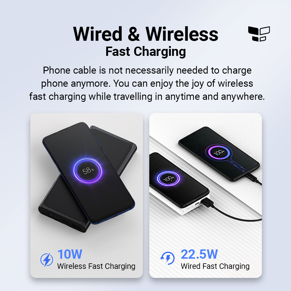 Xiaomi Mi 10W Wireless PowerBank 10000mAh