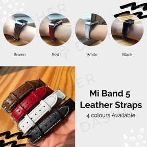 Leather Strap - Mi Band 5