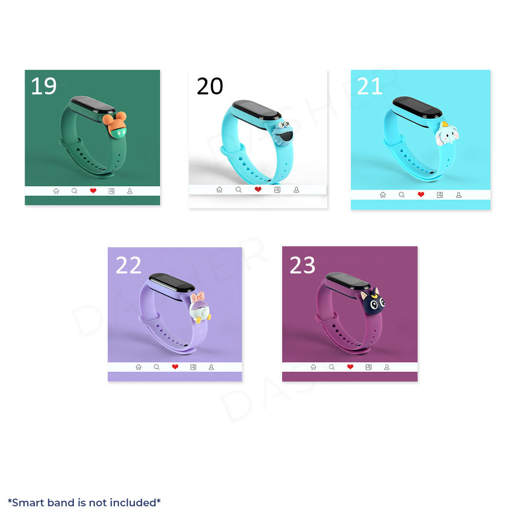 Cartoon Silicone Strap - Mi band 5/6