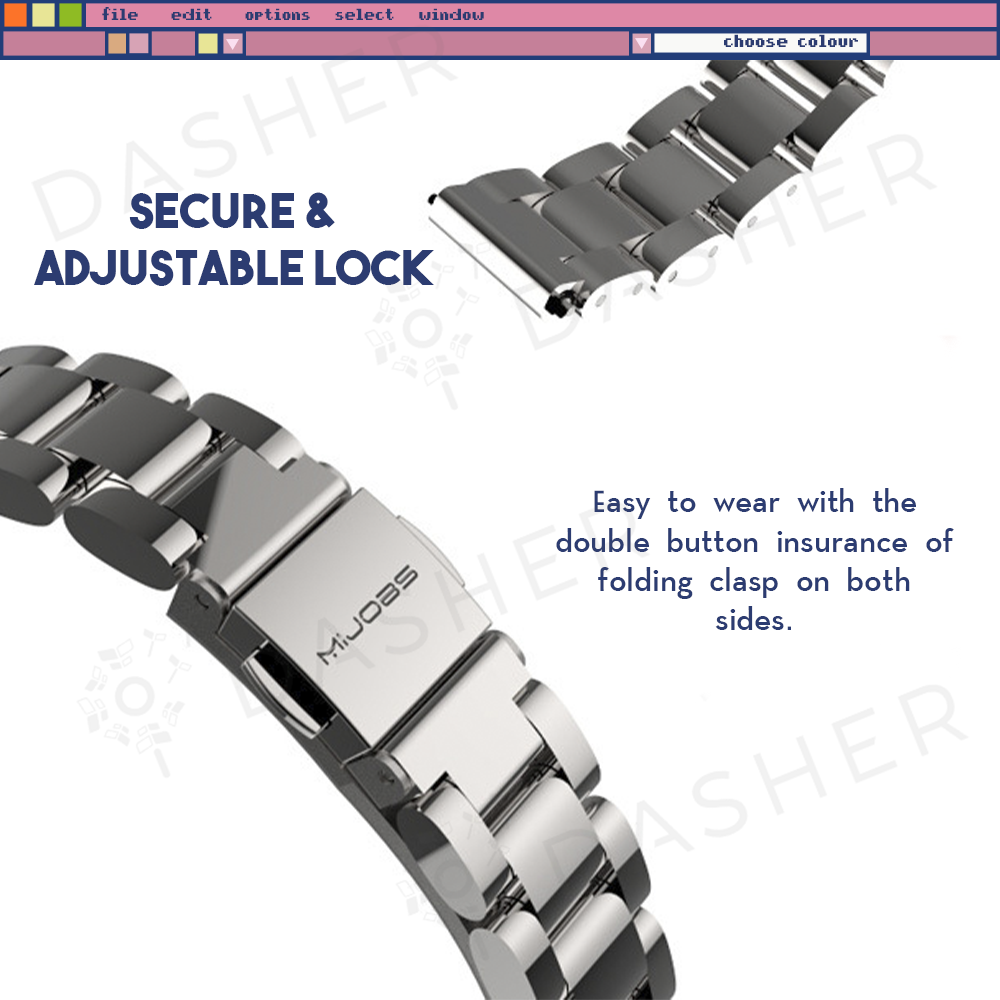 Segmented / Stainless Steel Strap - Mi Band 5