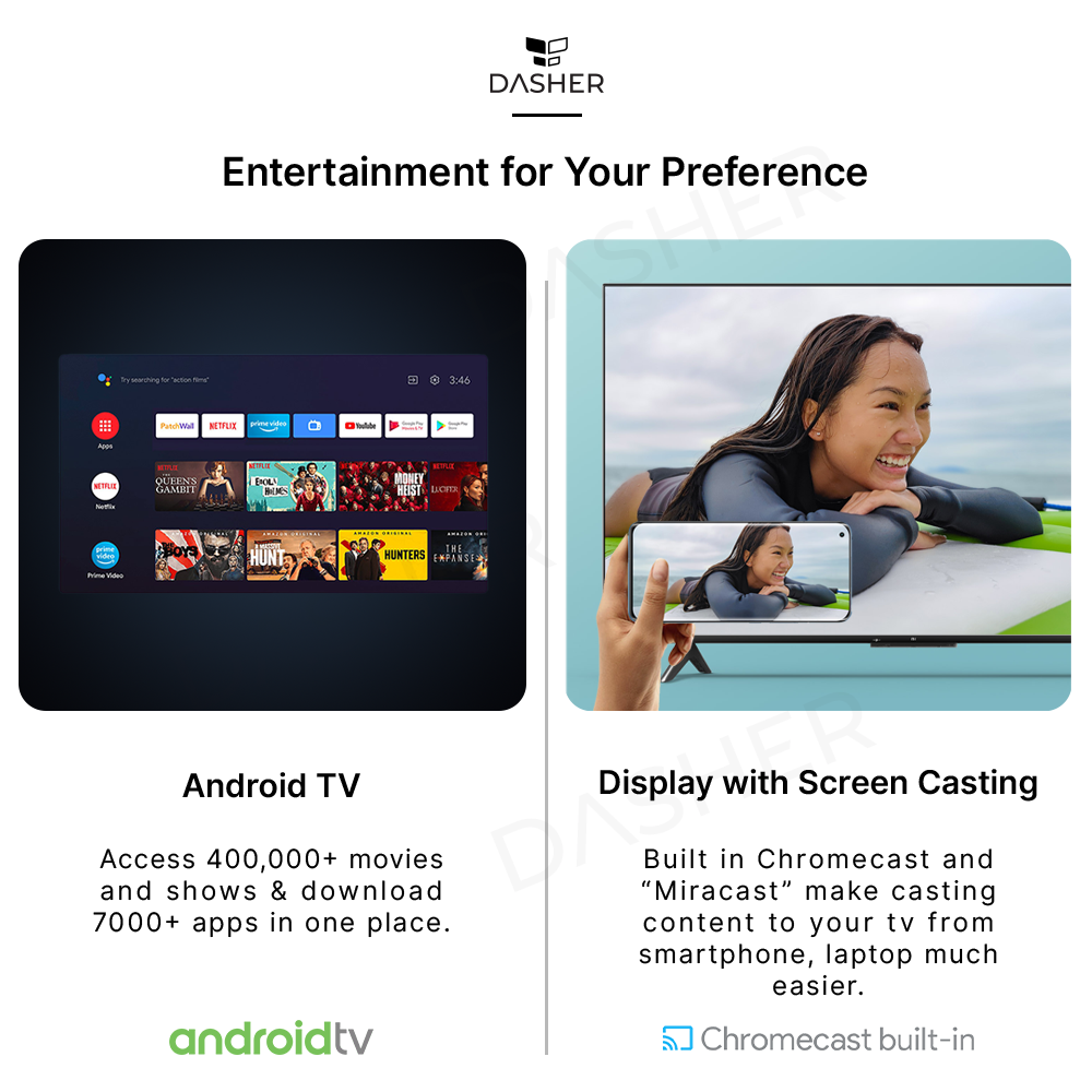 Xiaomi Mi Smart TV P1 / A / A Pro Series 32" / 43" / 55" / 65" Inch