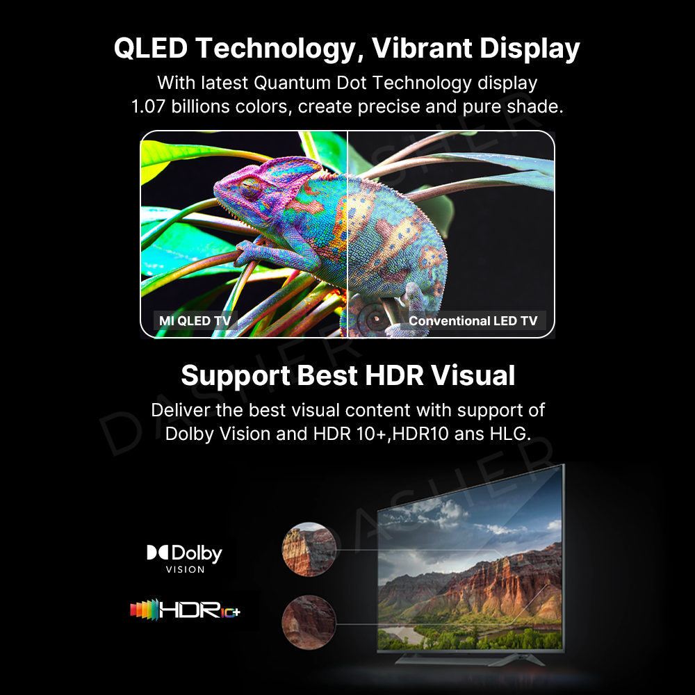 Xiaomi Smart TV 75 Inch QLED 4K Display