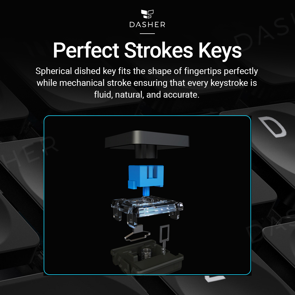 MIIIW Wireless Mechanical Keyboard K10 Type C Rechargeable