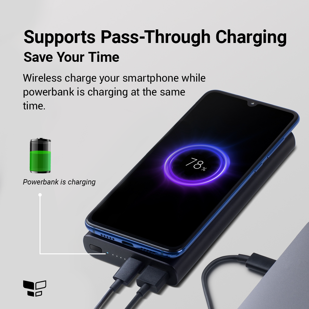Xiaomi Mi 10W Wireless PowerBank 10000mAh