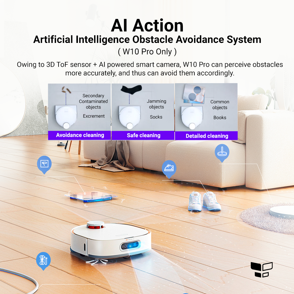 Dreame W10 / W10 Pro Robot Vacuum Cleaner