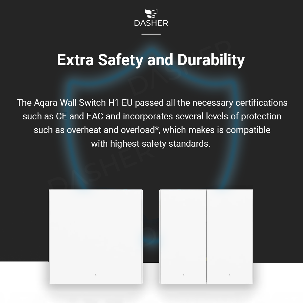Aqara Smart Wall Switch H1 - No Neutral / Neutral