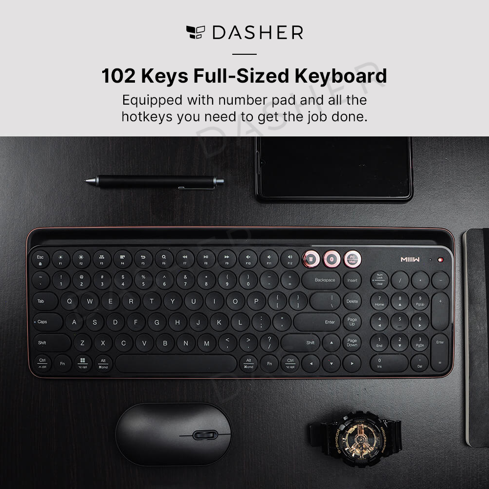 MIIIW Wireless Bluetooth Keyboard K02