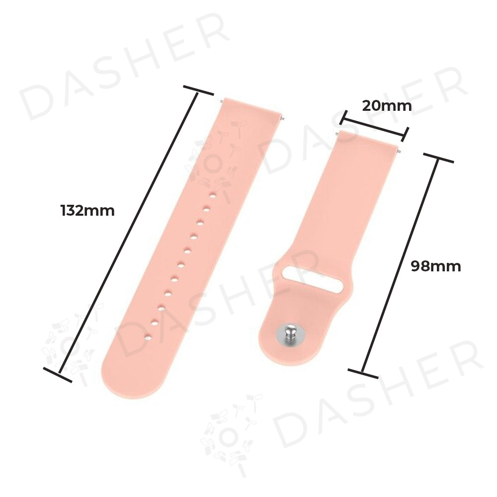 20mm Silicone Strap - Amazfit Smartwatch