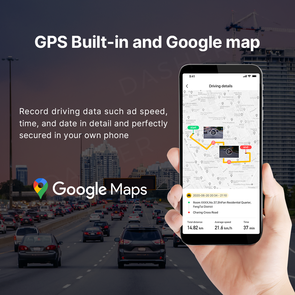 Botslab Dashcam G500H Car Recorder Dashcam