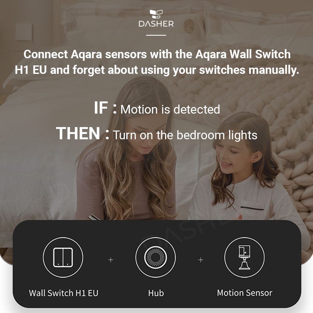 Aqara Smart Wall Switch H1 - No Neutral / Neutral