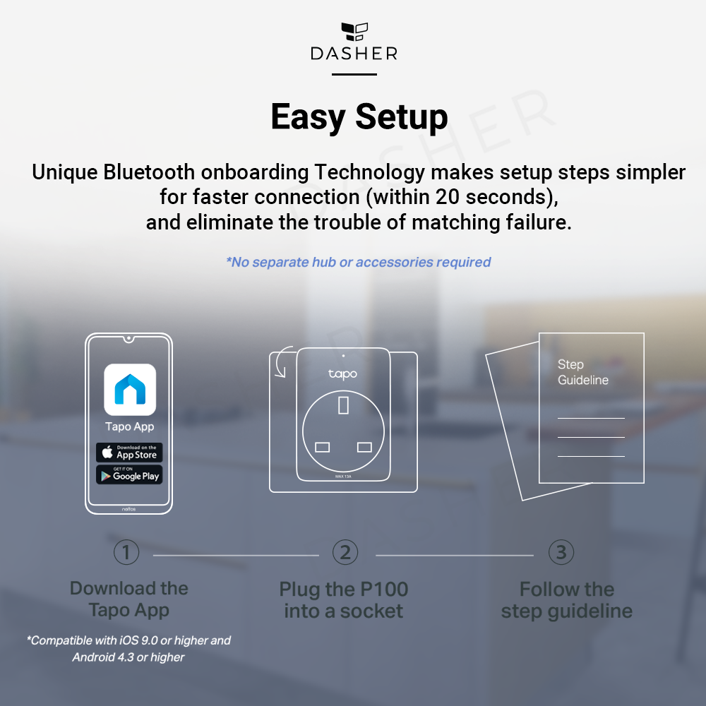 TP-Link Tapo P100/P110 Mini Smart WiFi Socket