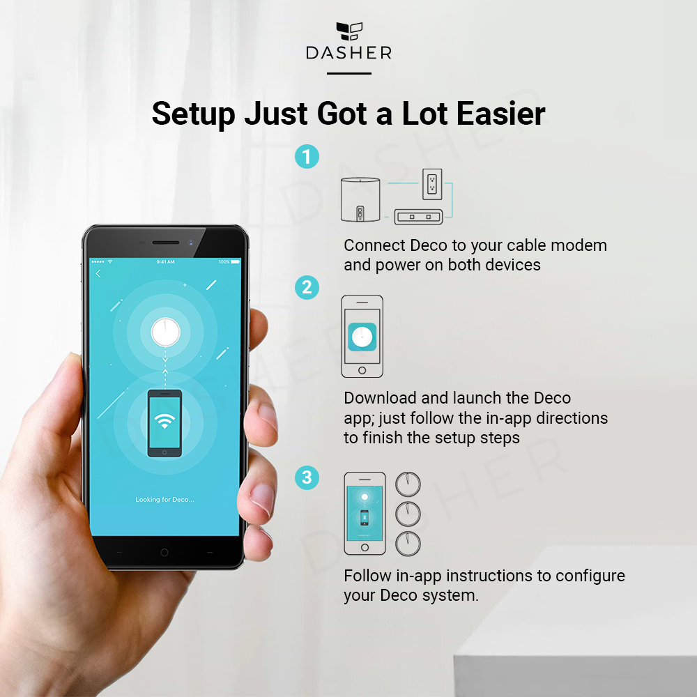 TP-Link Deco X20 | AX1800 Wi-Fi 6 Mesh Router