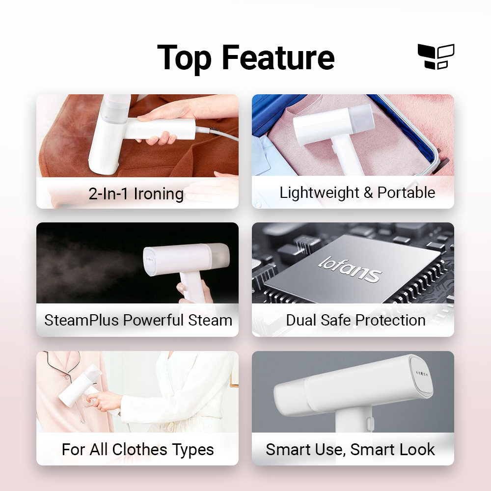 Zajia Lofans Handheld Garment Steamer