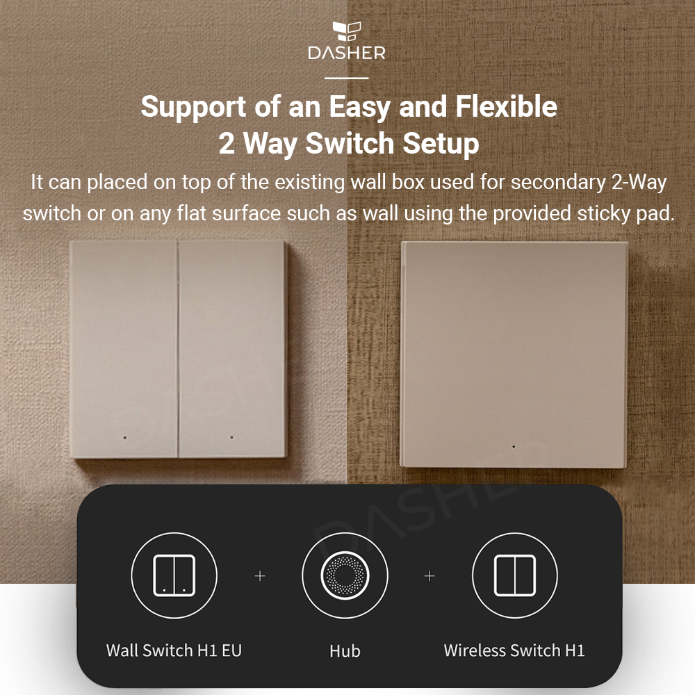 Aqara Smart Wall Switch H1 - No Neutral / Neutral