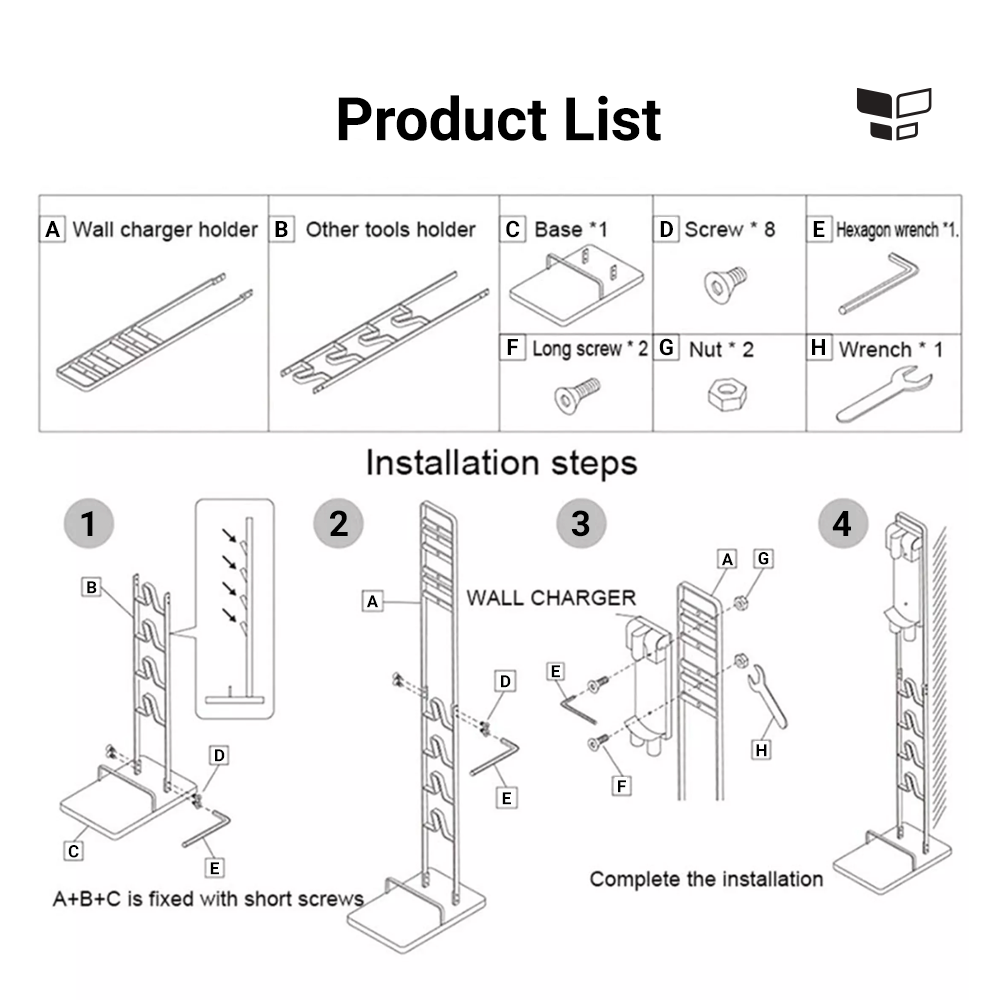 Dreame Premium High Quality Handheld Vacuum Cleaner Stand Storage Hanger Rack For Dreame Dyson Xiaomi Model Series