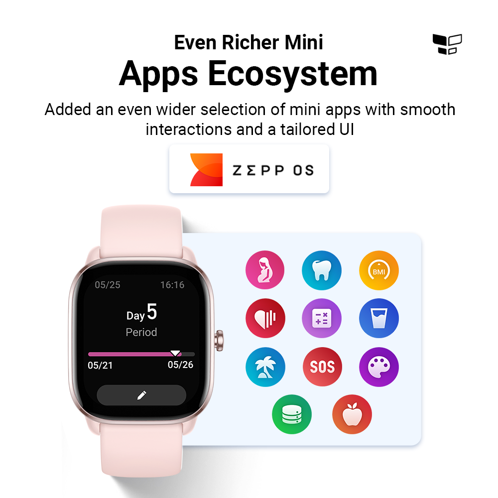 Amazfit GTS 4 Mini Smartwatch