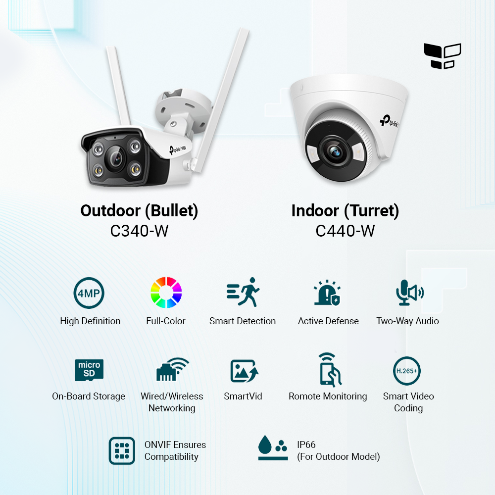 TP-Link VIGI C340-W / C440-W / C550-W Network Camera
