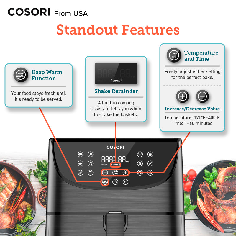 COSORI 3.5L Air Fryer (CP137)