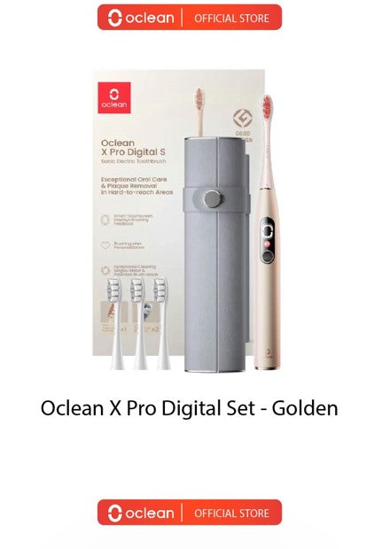 Oclean X Pro Digital Instant Feedback for Missed Areas Maglev Motor with Premium brush head