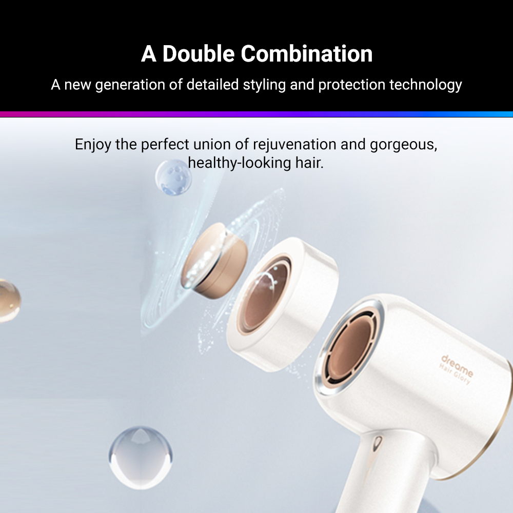 Dreame Hair Glory / Glory Pro Dryer Accessories | Magnetic Wall Mount Bracket | Essence Bomb | Essence Nozzle Set