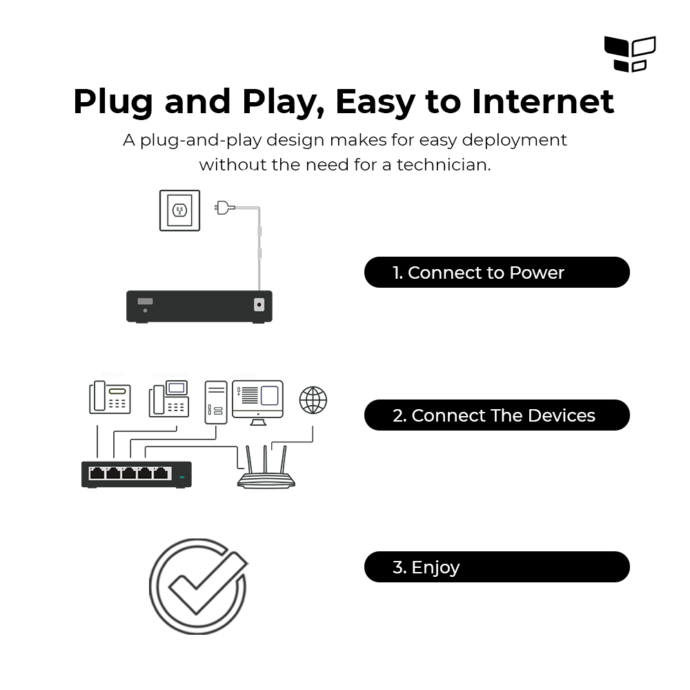 TP-Link TL-SG108 8 Port Gigabit Network Switch