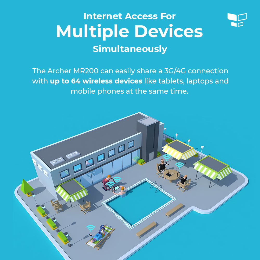 TP-Link Archer MR200 AC750 Wireless Dual Band 4G LTE Router