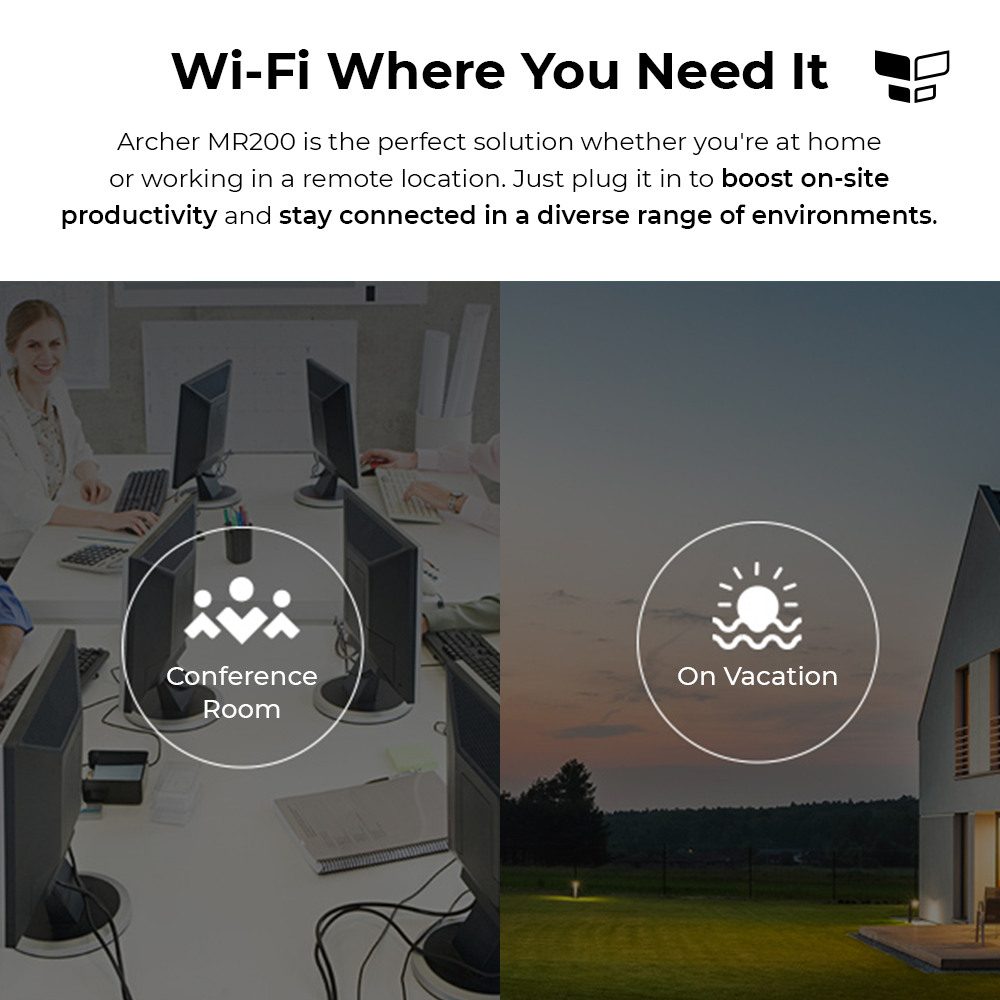 TP-Link Archer MR200 AC750 Wireless Dual Band 4G LTE Router