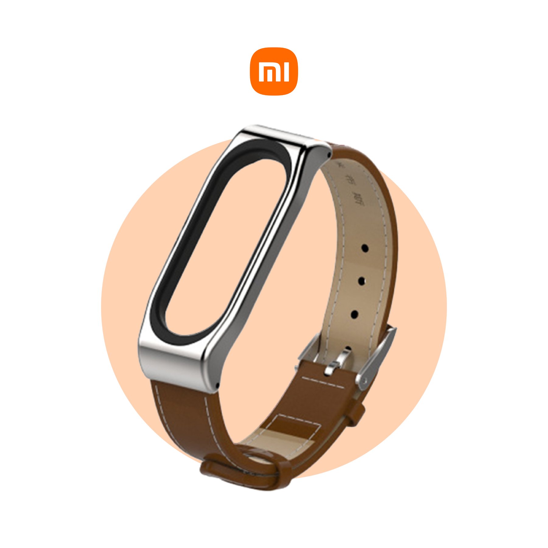 Leather Strap - Mi Band 5