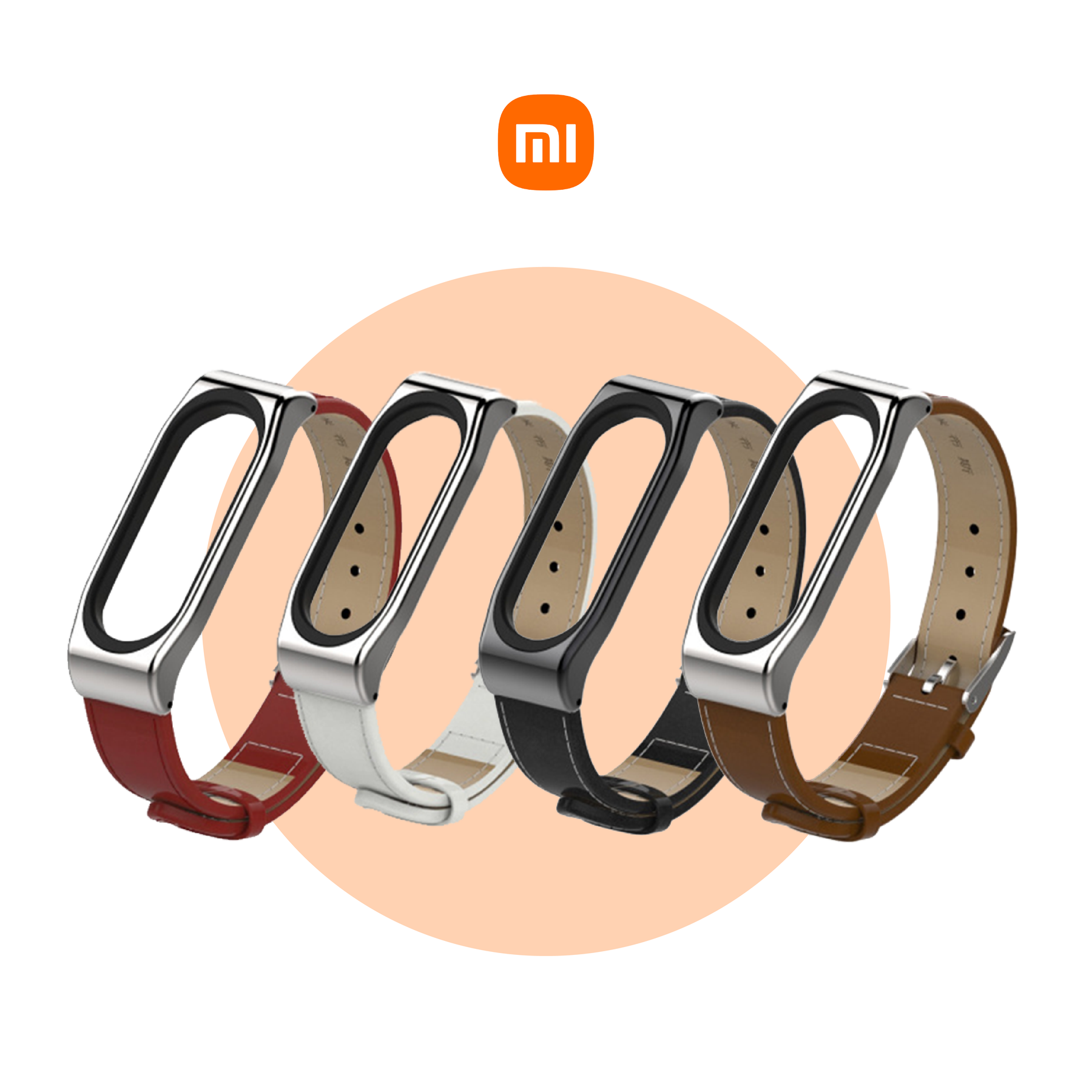 Leather Strap - Mi Band 5