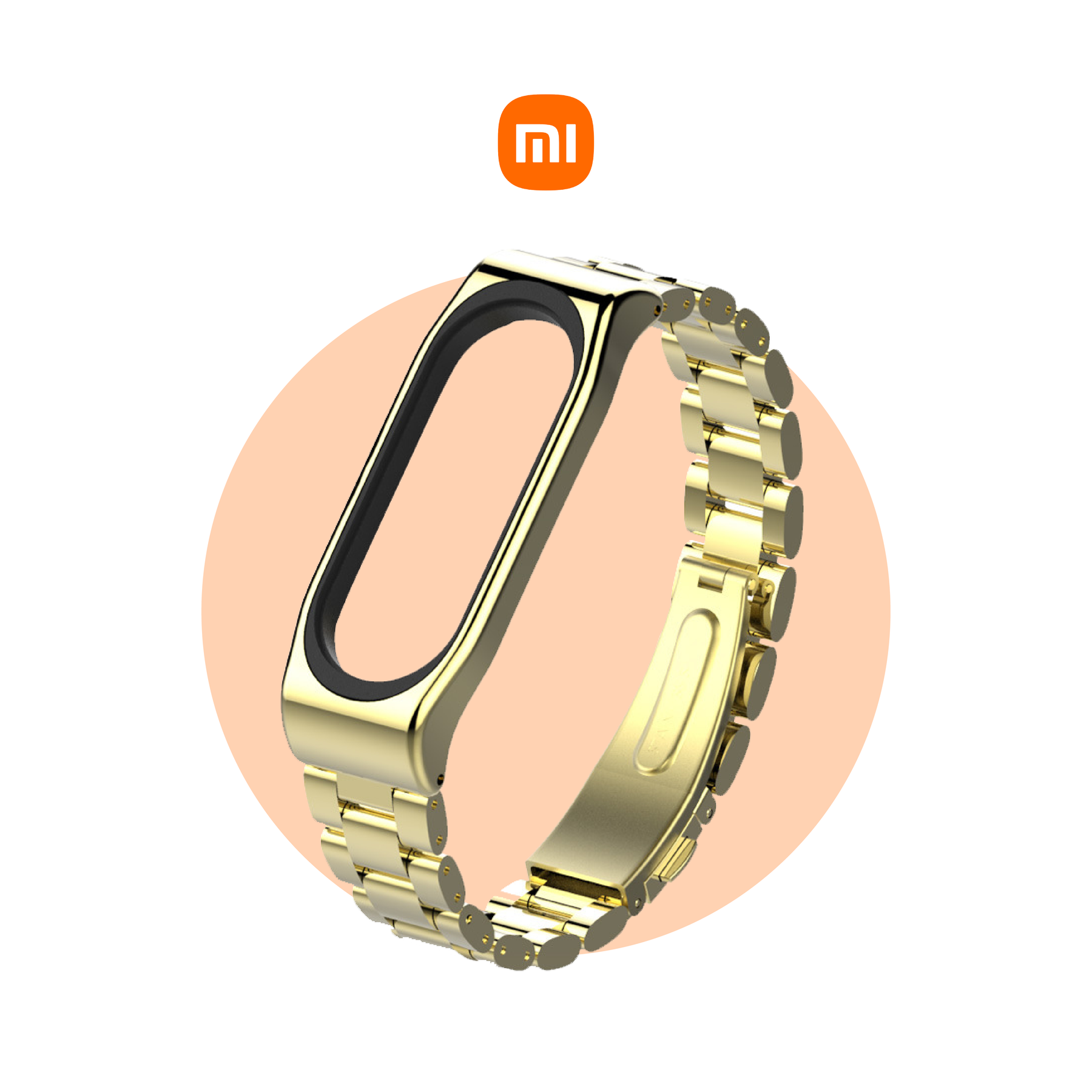 Segmented / Stainless Steel Strap - Mi Band 5
