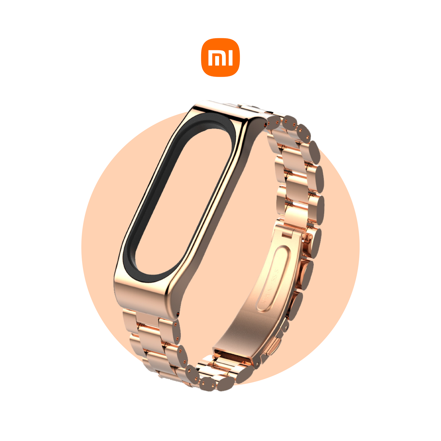 Segmented / Stainless Steel Strap - Mi Band 5