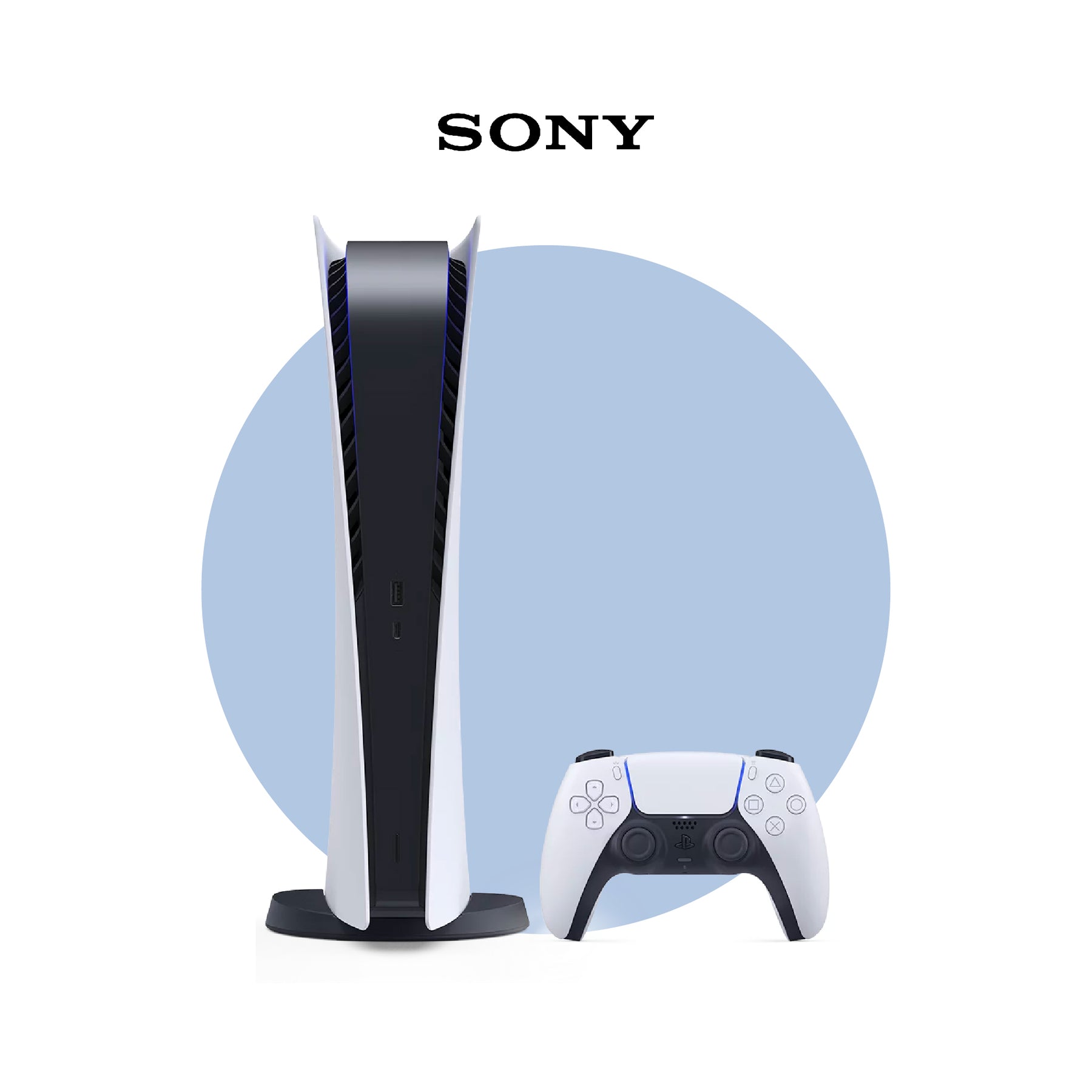 Sony Playstation 5 PS5 Disc / Digital Edition with DualSense Wireless Controller (825GB SSD)