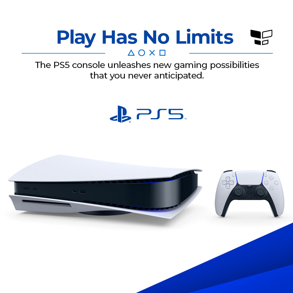 Sony Playstation 5 PS5 Disc / Digital Edition with DualSense Wireless Controller (825GB SSD)