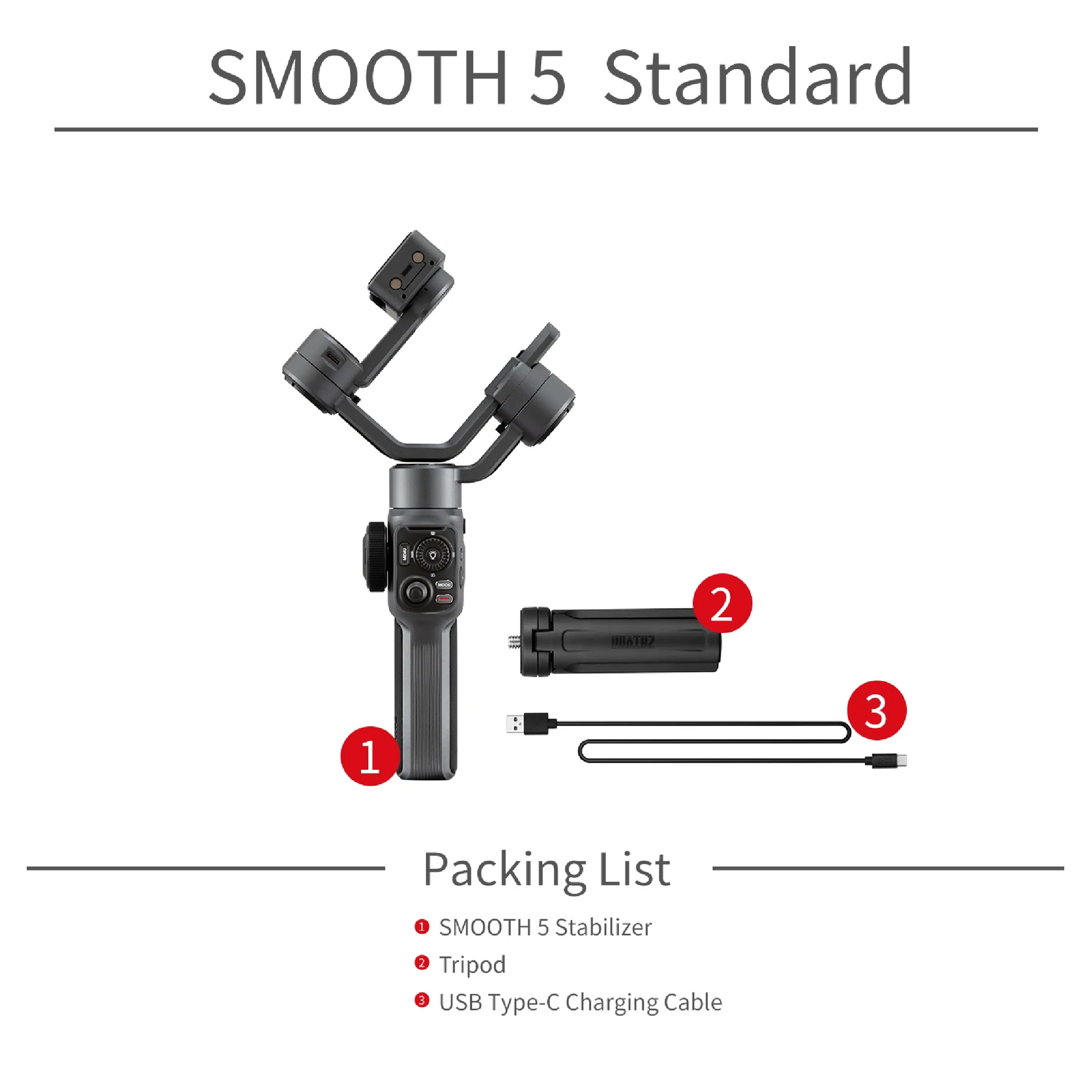 Smooth 5 Gimbal Phone Stabilizer