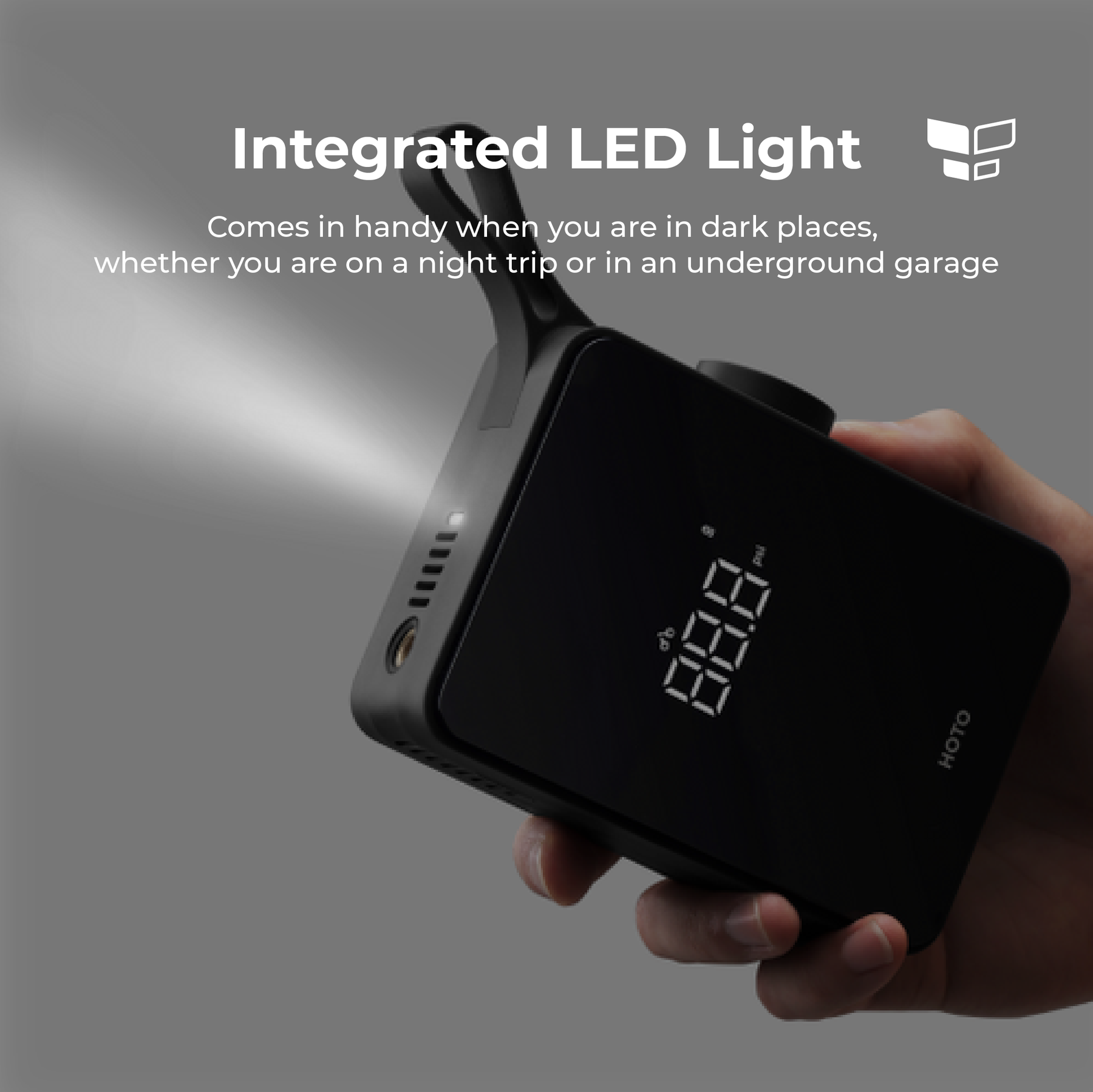 HOTO Portable Electric Tire Inflator